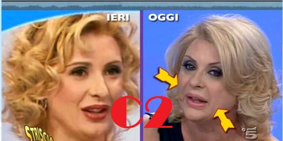 Tina CIpollari e i ritocchi