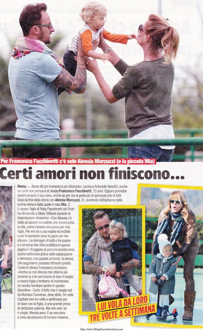 Francesco Facchinetti e Alessia Marcuzzi