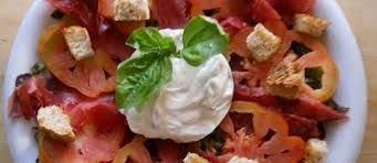 insalata ricotta e pomodori