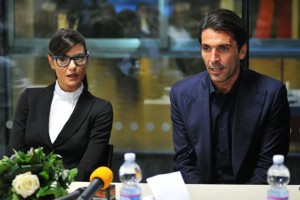 Gigi BUffon e Ilaria d'Amico