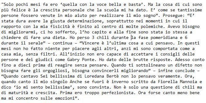 Deborah Iurato racconta il suo Amici 13