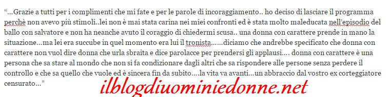 Simone Taranto eliminato da Uomini e donne