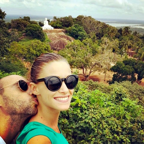 Alice Bellagamba e Andrea Rizzoli in Sri Lanka