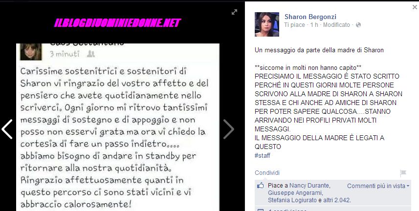 Sharon Bergonzi non ritornerà a Uomini e donne