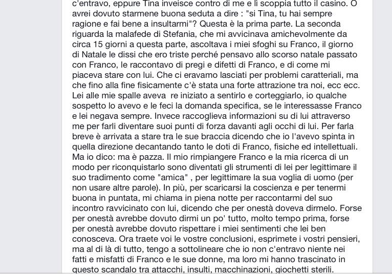 Barbara de Santi spiega la sua posizione parte 1