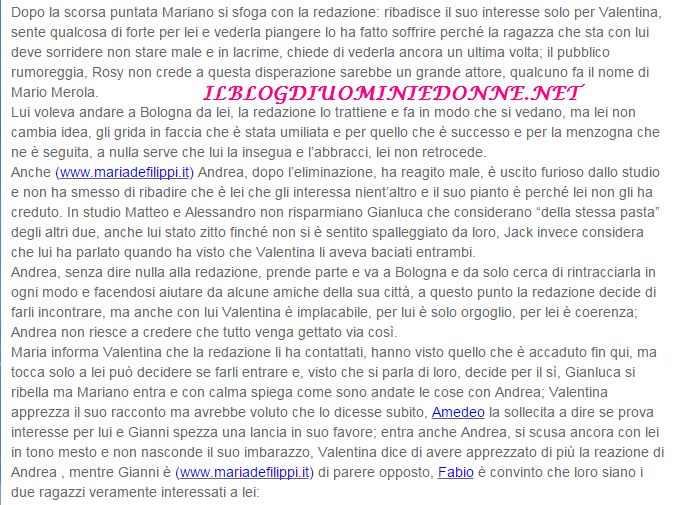 Anticipazioni Uomini e donne 08-04-15 Parte 2