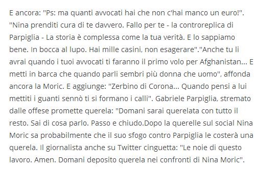 Gabriele Parpiglia vs Nina Moric Parte 1