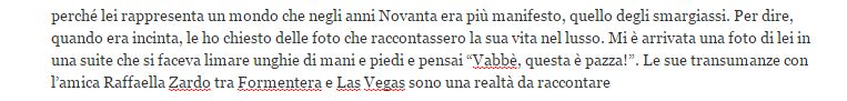 Dichiarazioni di Alfonso Signorini su Claudia Galanti