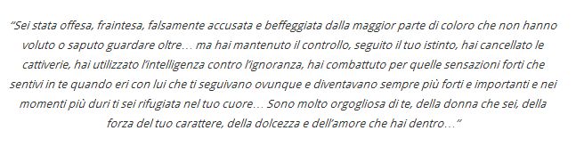 La madre di Nicole Mazzocato scrive in difesa della figlia.