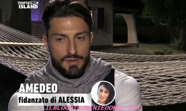 Amedeo Andreozzi amareggiato dalla frase di Alessia Messina,