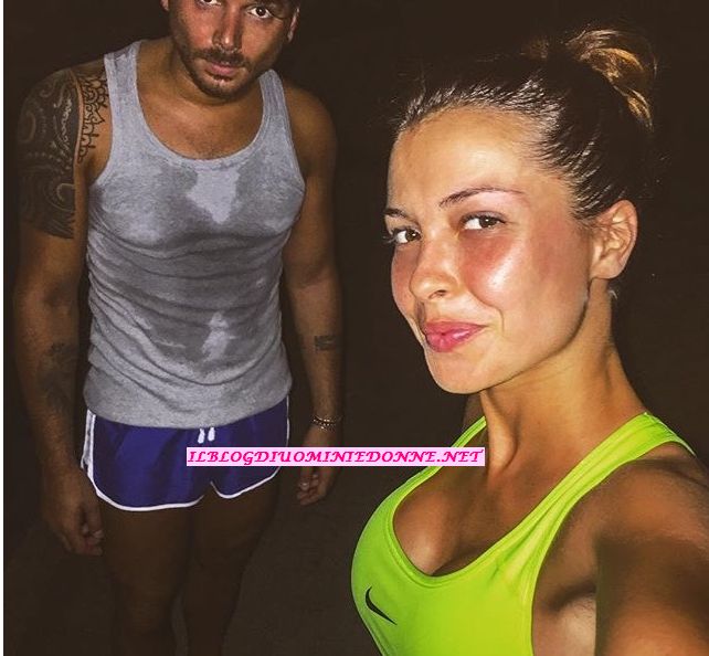 Valentina Rapisarda e Andrea Cerioli Jogging notturno a Bologna