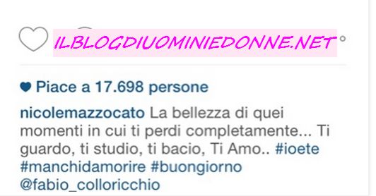 Messaggio di Fabio a Nicole