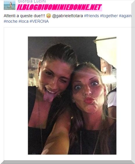 Giorgia Lucini e Tara Gabrieletto insieme