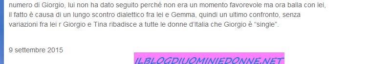 Anticipazioni Uomini e donne Over 09-09-15 Parte 3