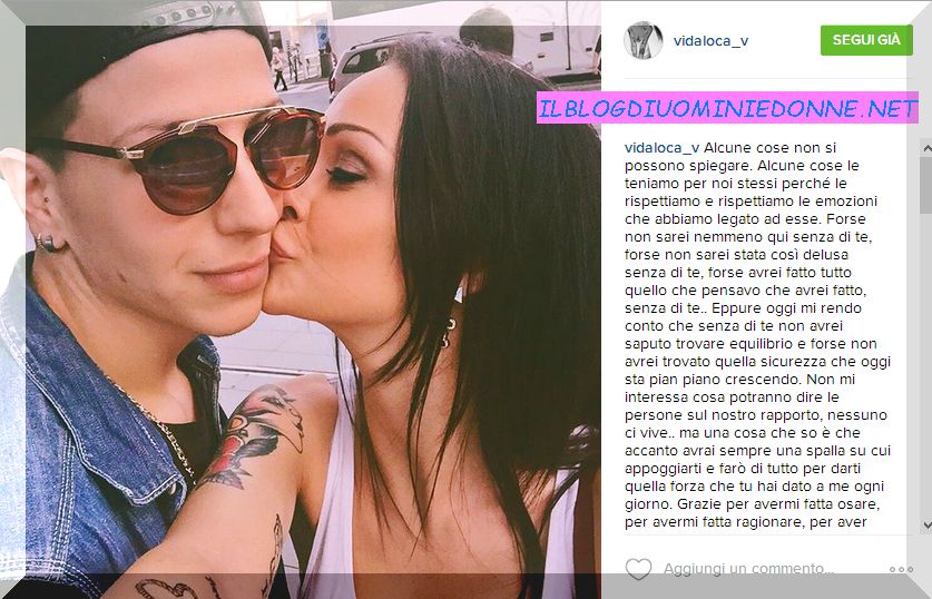 Valentina Dallari con il suo amico Mirko su Instagram