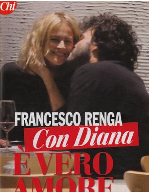 Francesco Renga si bacia con Diana