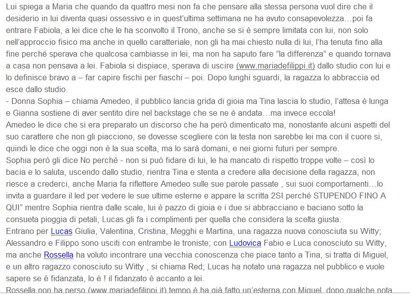 Anticipazioni Uomini e donne Amedeo Barbato ha scelto Sophia Galazzo parte 3