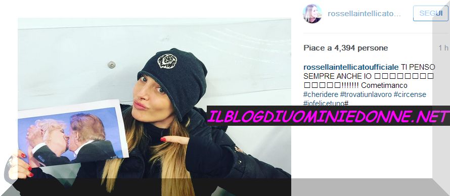 Rossella Intellicato da Instagram dice