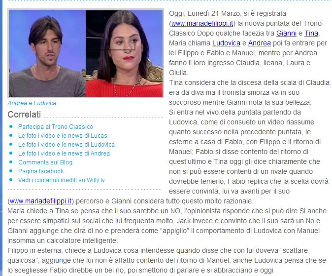 Anticipazioni Uomini e e donne parte 1