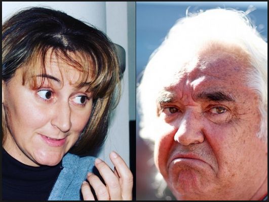 Flavio Briatore e Luciana Littizzetto