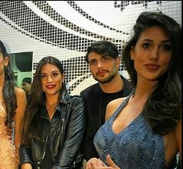 Fabio Ferrara e Ludovica Valli con Belen Rodriguez a Castellamare di Stabia