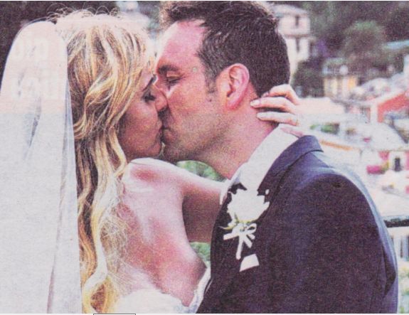 Elena Ballerini e Luca Ghini il giorno del matrimonio