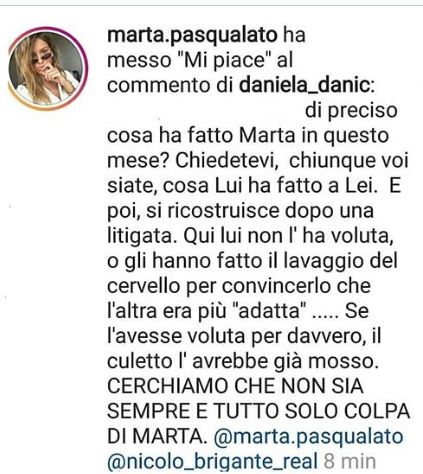 Marta Pasqualato, Niccolò Brigante, 