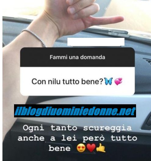 Nilufar Addati e Giordano Mazzocchi su Instagram