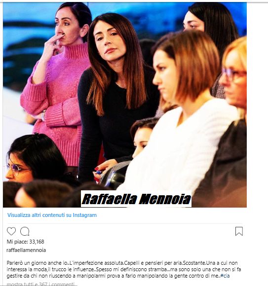 Andrea Damante contro Raffaella Mennoia