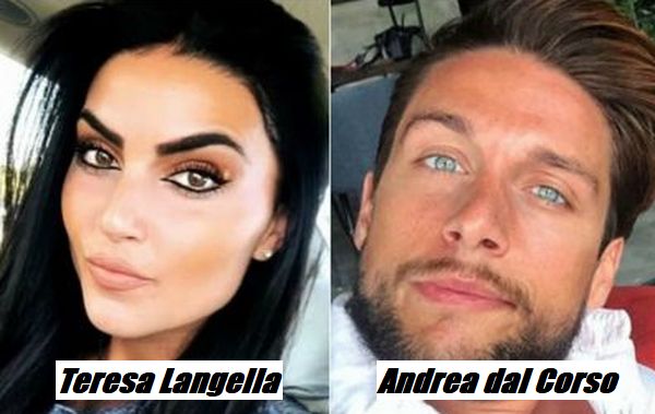 Andrea dal Corso e Teresa Langella è veramente nato l'amore, il perdono del padre