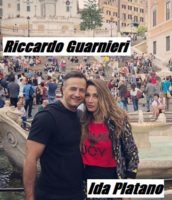 Ida Platano insieme con la sua fidanzata Riccardo Guarnieri