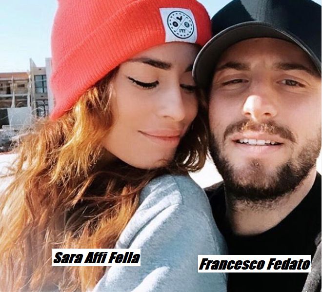 Sara Affi Fella e il nuovo fidanzato Francesco Fedato