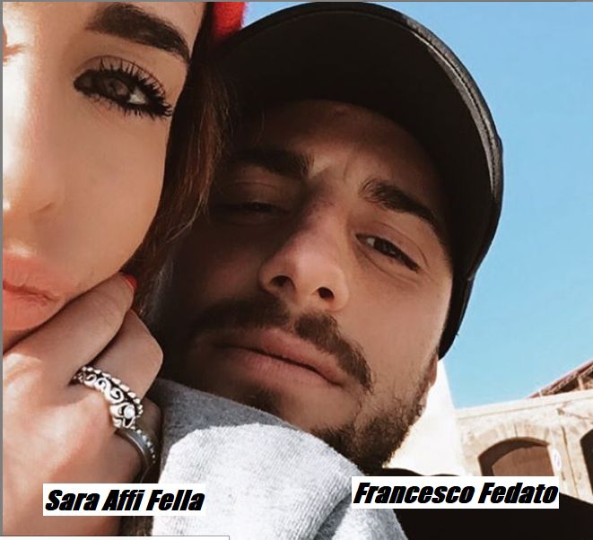 Sara Affi Fella e il nuovo fidanzato Francesco Fedato