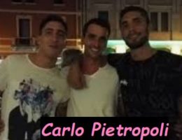 Il nuovo tronista di Uomini e donne Carlo Pietropoli con gli amici