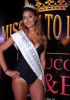 Sara Amira Shaimi modella a Miss Alto Lazio e vincitrice di fascia