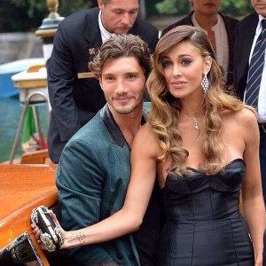 Stefano de Martino e Belen Rodriguez felici sul Red Carpet