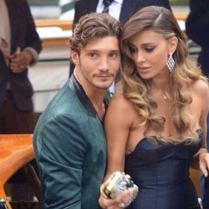 Stefano de Martino e Belen Rodriguez felici sul Red Carpet