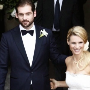 Foto di Michelle Hunziker e Tommaso Trussardi