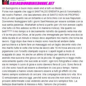 Aldo Palmeri festeggia il suo onomastico