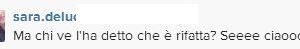 Commenti contro Valentina su Instagram