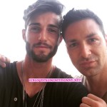 Foto di Andrea Melchiorre con un suo amico