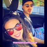 Foto di Fabio Colloricchio e Nicole Mazzocato nel traffico romano