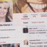 Antonella Clerici Messaggio su Twitter