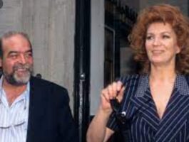 Iva Zanicchi insieme al martio Fausto Pinna