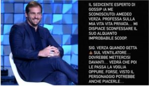 Tommaso Trussardi smentisce le dichiarazioni di Amedeo Venza categoricamente su un flirt con una ex corteggiatrice di Uomini e donne.