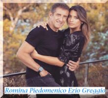 Romina Pierdomenico e Ezio Greggio