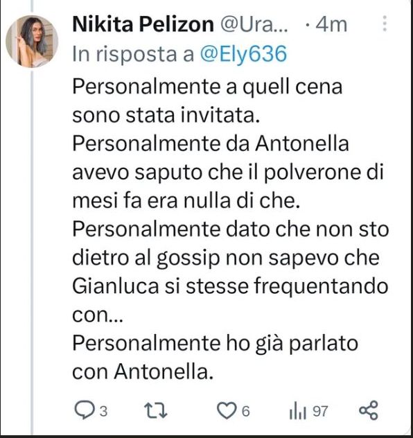 Nikita Pelizon e Edoardo Donnamaria