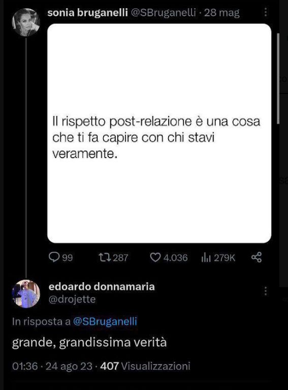 Edoardo Donnamaria commenta un post di Antonella Fiordelisi