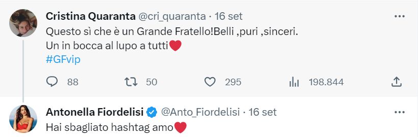 Antonella Fiordelisi prende in giro Cristina Quaranta