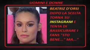 Beatriz d'Orsi c'è rimasta molto male